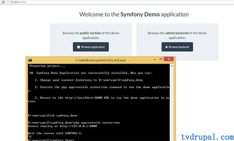 symfony在windows下的安装,symfony安装器 symfony installer