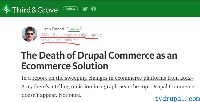 drupal commerce电商模块 作为drupal电商的解决方案是条死路