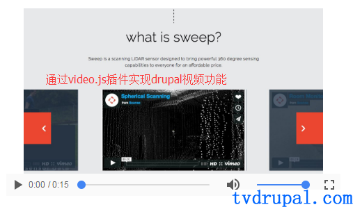 用mediaelementplayer.js和video.js插件给drupal添加mp4视频功能