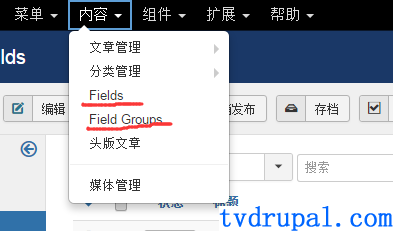 joomla字段介绍